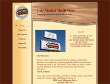 Tablet Screenshot of fairmarketthrift.org